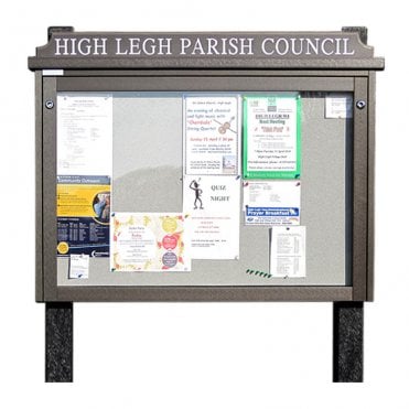 10 x A4 Recycled Plastic Outdoor Noticeboard