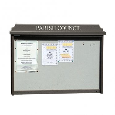 10 x A4 Recycled Plastic Outdoor Noticeboard, Unglazed