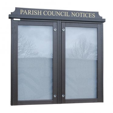 2-bay, 6 x A4 Recycled Plastic Noticeboard