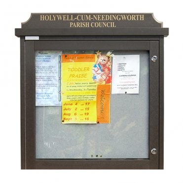 6 x A4 Recycled Plastic Outdoor Noticeboard