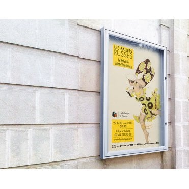 Classic Outdoor Noticeboard, Anodised Frame 