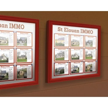 Classic Outdoor Noticeboard, Painteded Frame