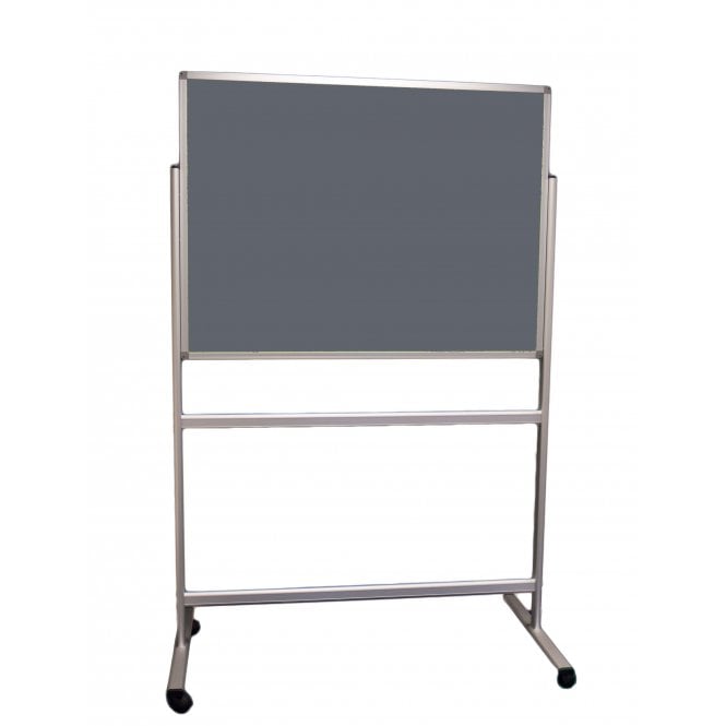 Combination Fixed Mobile Noticeboard / Whiteboard, Cara Fabric