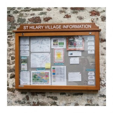 External Oak Noticeboard 10 x A4
