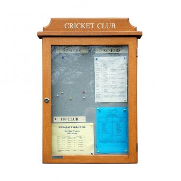 External Oak Noticeboard 4 x A4