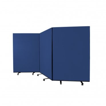 Large Triple Screen, Fiesta Fabric