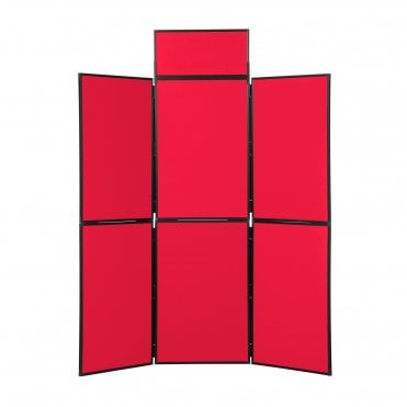 Lightweight Folding Display Boards, 6 Panel, PVC Frame 
