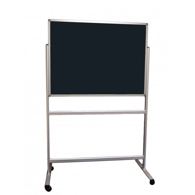 Mobile Fixed Double Sided Notice Board, Felt Fabric