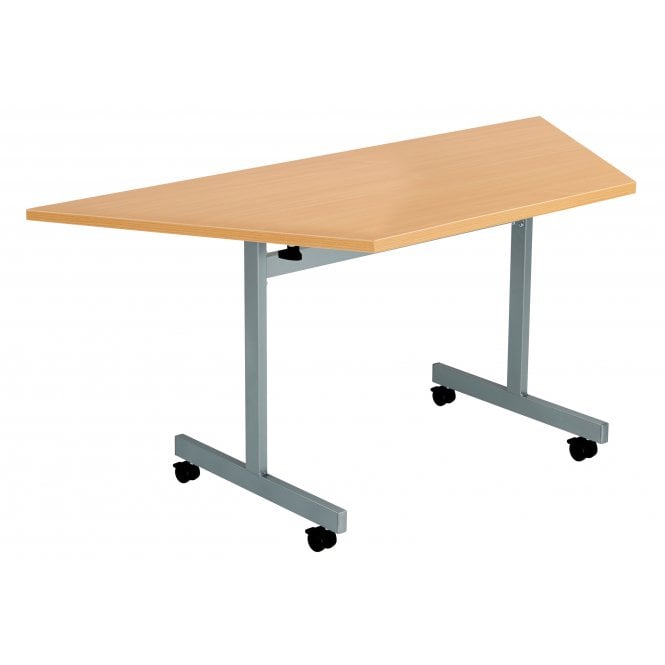 One Economy Tilting Economy Trapezoidal Top Table