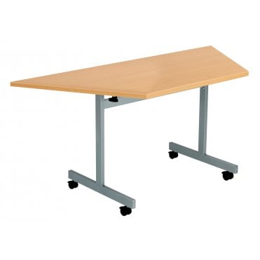 One Economy Tilting Economy Trapezoidal Top Table