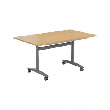 One Rectangular Tilting Top Table
