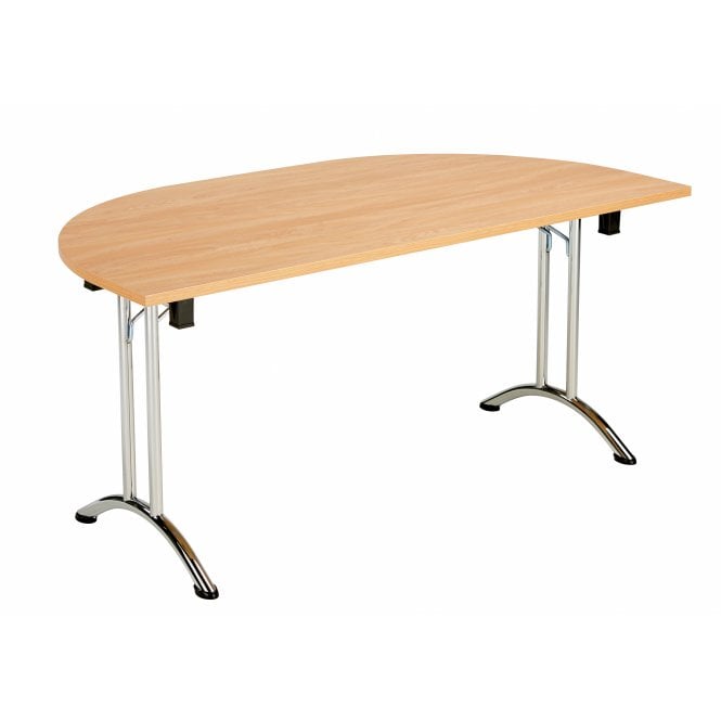 One Union D - End Top Folding Table