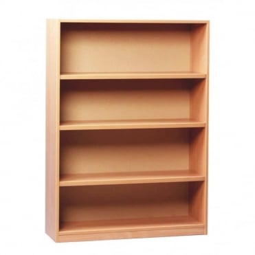 Monarch Open Bookcase with 1 Fixed and 2 Adjustable Shelves 1250mm H