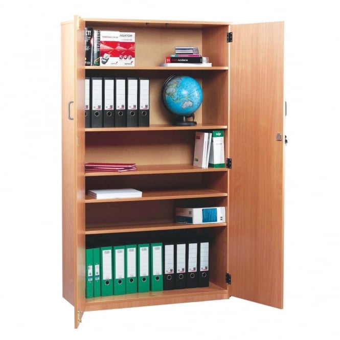 Stock Cupboard with 1 fixed and 2 Adjustable Shelves H 1818 mm