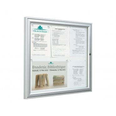 Tradition Outdoor Noticeboard, Anodised Finish