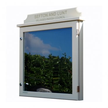 Weatherproof External Oak Noticeboard 6 x A4