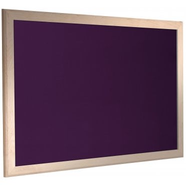 Wood Frame Notice Boards Fiesta Fabric
