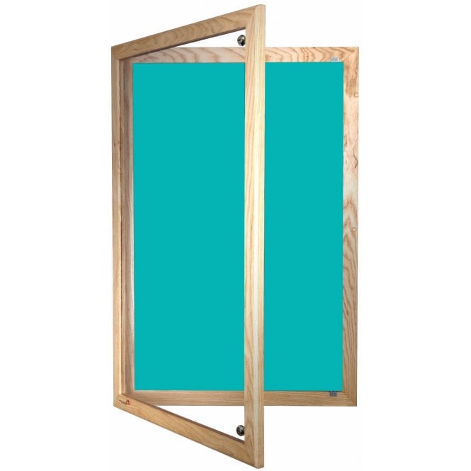 Wood Frame Tamperproof Notice Board Felt Fabric