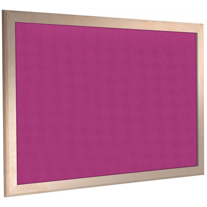 Wood Framed Notice Board Cara Fabric
