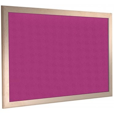 Wood Framed Notice Board Cara Fabric